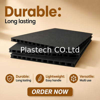 chất lượng  10mm 3000gsm Plastic Proction Plastic Sheet Fly case Hoenycomb Polypropylene Flight Panel nhà máy sản xuất
