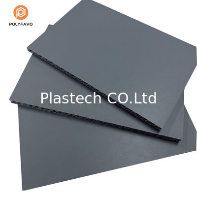 5mm Polypropylene Honeycomb Bảng nhựa đen PP Honeycomb Panel cho Van Liner