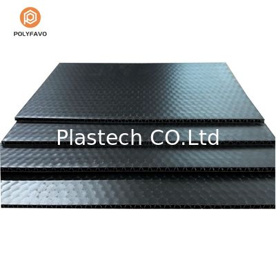 Chất liệu chất liệu nhựa bền ESD Panel Honeycomb PP Honeycomb Sheet For Parts Packaging