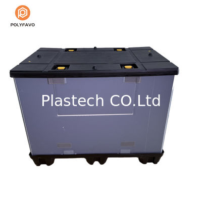 Hộp đóng gói ruồi mật ong PP HDPE hộp tay tay pallet cho chuyển giao hậu cần