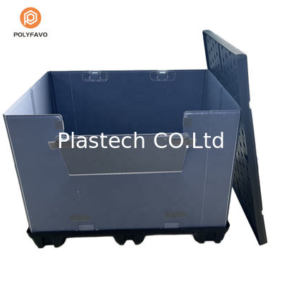 Hộp đóng gói ruồi mật ong PP HDPE hộp tay tay pallet cho chuyển giao hậu cần