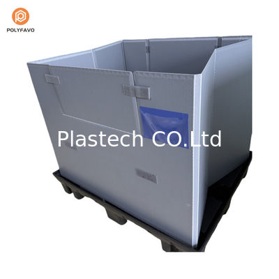 1200x1000x900mm Stackable HDPE Transparent Plastic Sleeve Packaging