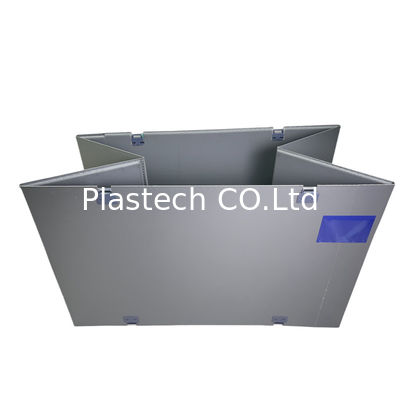 1600x1145x1067mm Bao bì tay áo với pallet xếp chồng hộp chứa nhựa vận chuyển