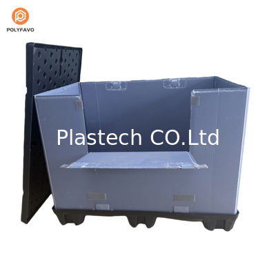 Plastic Sleeve Bulk Container Foldable Pallet Sleeve Cover Box With Lid