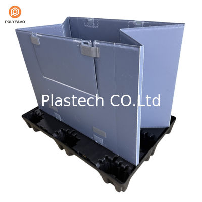 Hộp pallet nhựa gấp có thể quay lại cho phụ tùng ô tô