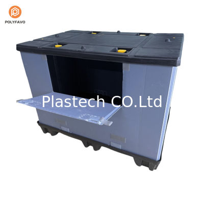 Large Heavy Duty Industrial Collapsible Sleeve Container for Bulk Storage