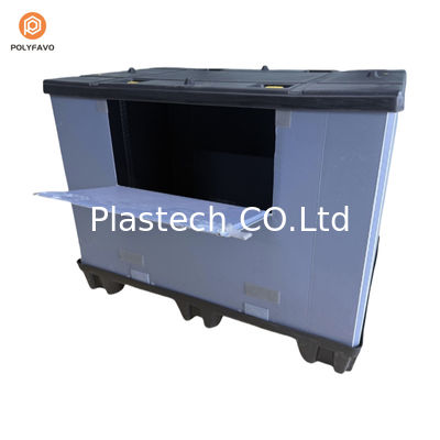 Large Heavy Duty Industrial Collapsible Sleeve Container for Bulk Storage