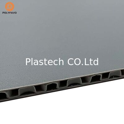 5mm 1200gsm Xám 2440x1220 4x8ft Plastic PP Honeycomb Panel cho hộp đóng gói công nghiệp