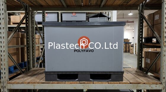 1200x800mm Lưu trữ Khối vận chuyển hộp nhựa bao bì pallet hộp tay gấp hộp giao dịch