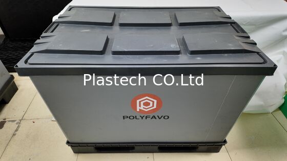 500kgs hộp vận chuyển hộp đóng gói 1200 * 800 * 900 mm với nắp nắp PolyBox