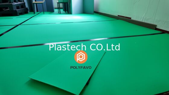 Chất chống cháy lớp V2 5mm 1600gsm PP Polypropylene Honeycomb Board