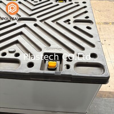 Khả năng tải 500kgs Hộp vận chuyển 1220 * 1140 * 900 mm Thùng lưu trữ nhựa PP Honeycomb Panel Sleeve Box