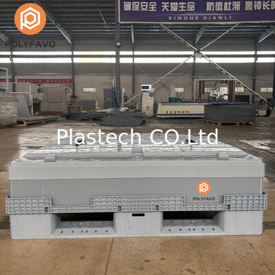 Lồng pallet nhựa Bulk Galylord Pack Pallet Sleeve Box Ô tô công nghiệp nhựa pallet sleeve box