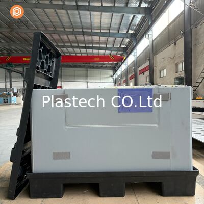 Hộp pallet châu Âu có nắp đậy bằng bìa sóng 1200x1000