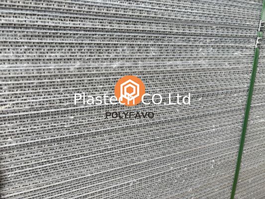 Zhongcheng 5mm tạm thời nắp tấm PP bảo vệ sàn bảo vệ felt Backing Honeycomb Board