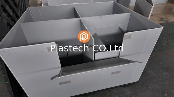 Hộp bán hàng lớn gấp, Hộp pallet gấp hạng nặng, Thùng bán hàng lớn xếp chồng gấp với nắp và cơ sở, Màu tùy chỉnh