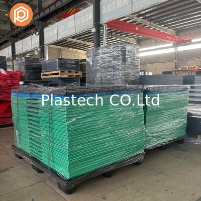 Hộp pallet gấp 300kg Động lực 500kg Trọng lượng tĩnh, Độ dày tường 10mm 12mm, Đặt chồng Đèn chống nước