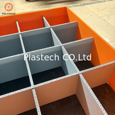 Hộp pallet gập gập, hộp lưu trữ gấp hạng nặng, thùng chứa xếp chồng chống nước Logo thương hiệu màu sắc tùy chỉnh