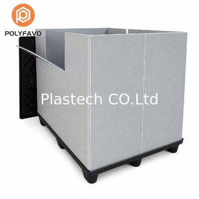 Thùng Pallet Nhựa Có Thể Gấp Gọn, Thùng Có Thể Gấp Lại Tái Sử Dụng Cho Chu Kỳ Lưu Trữ, In Logo Màu Tùy Chỉnh 500kg
